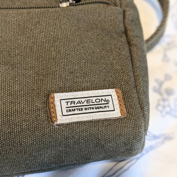 Travelon Anti-Theft Heritage Crossbody Bag, Sage Green - Picture 14 of 14